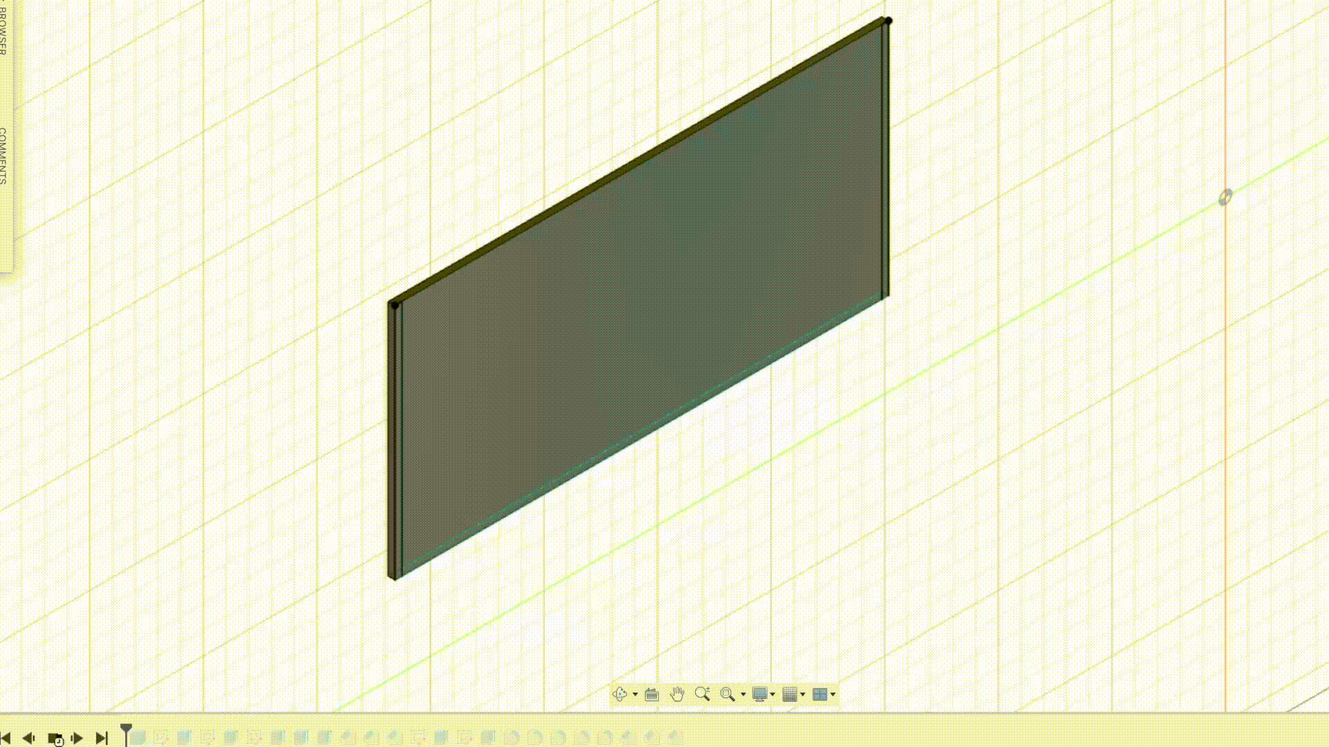Autodesk Fusion 360 design animation of functional 3D printed basket shower wall holder