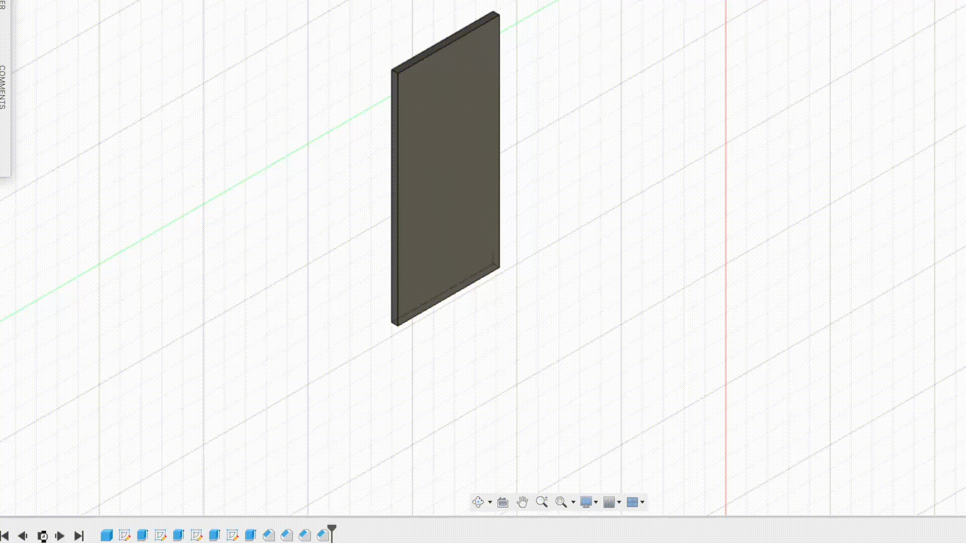 Autodesk Fusion 360 design animation of functional 3D printed cylinder shower wall holder