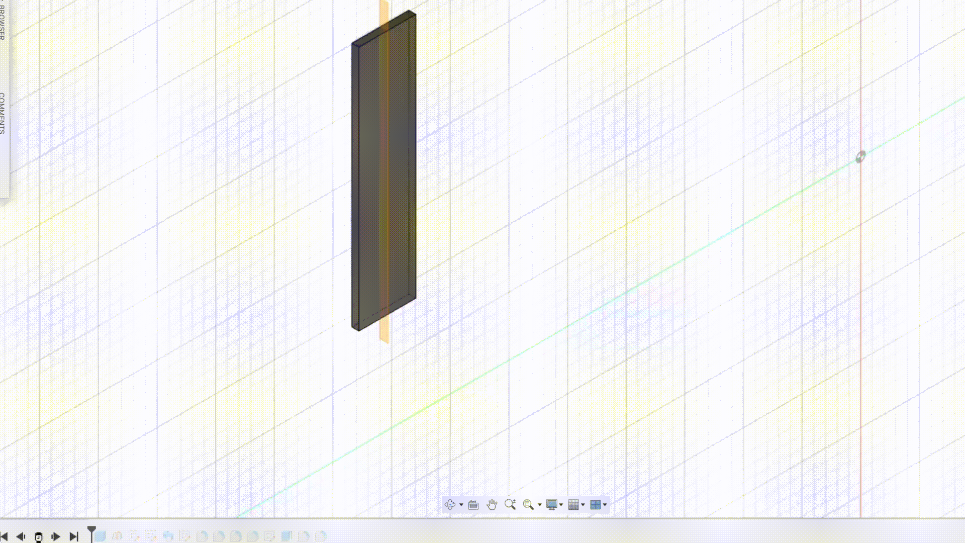 Autodesk Fusion 360 design animation of functional 3D printed loofah shower wall hanger